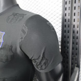 25/26 BAR Team Logo Special Edition Black Player Version Soccer Jersey