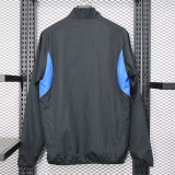 25/26 Man Utd Black &Blue Windbreaker