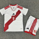 26-27 Peru Home Kids Soccer Jersey