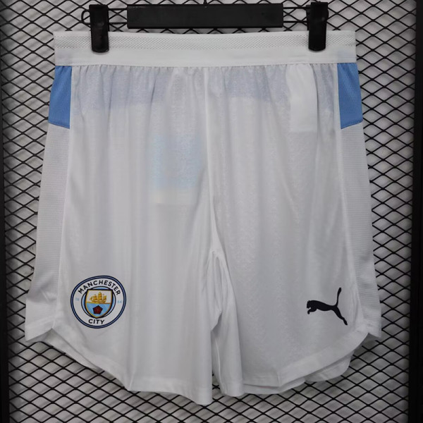 25/26 Man City Home  Player Version Shorts Pants