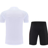 25/26  JUV White Training Shorts Suit