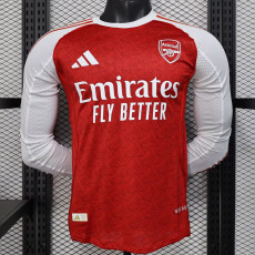 25/26 ARS Home Player Version  Long Sleeve Soccer Jersey（长袖）