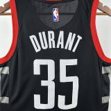 22/23  ROCKETS DUR ANT #35 Black Flying Man  Edition  Top Quality Hot Pressing NBA Jersey