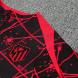 25/26 ATM Black &Red Streaks Half Pull Tracksuit  (半拉链)