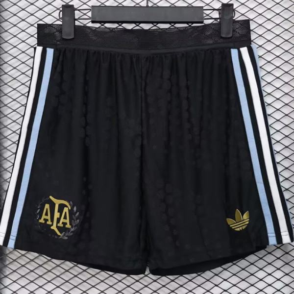 25/26 Argentina Black  Player Version Shorts Pants