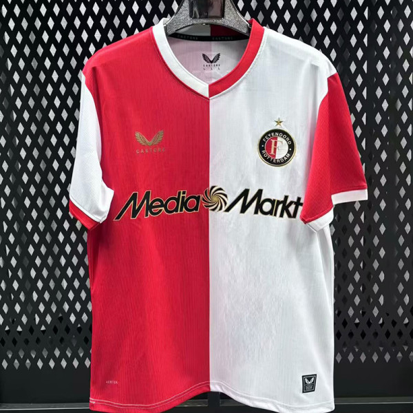 25/26  feyenoord  Home  Fans Soccer Jersey