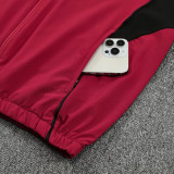 25/26 Man Utd Red Hooded Windbreaker Tracksuit