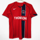 2004-2005 PSG Paris Away Red Retro Soccer Jersey(8A)