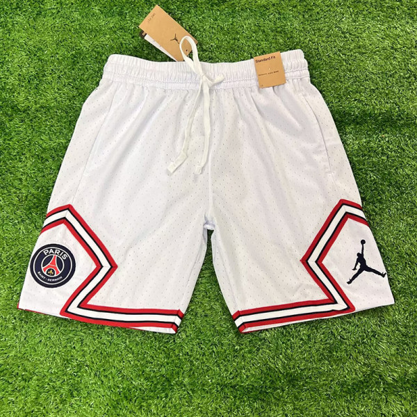25/26 PSG Flying Man Casual NBA Edition White  shorts(红边）