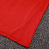 25/26  ARS Red  Kids Half Pull Tracksuit #E2524 (半拉链)