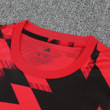 25/26 Man Utd Red & BlackTank top and shorts suit