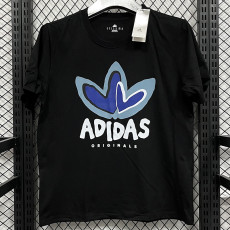 2025 T268 Clover  Pure Cotton Black T-shirt