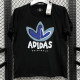 2025 T268 Clover  Pure Cotton Black T-shirt
