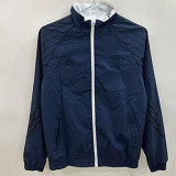 25-26 PSG Royal Blue &White Double Sided Windbreaker (双面风衣)
