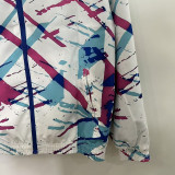 25/26 BAR Blue &White Puzzle Double Sided Windbreaker (双面风衣)