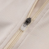 25/26 Ajax Beige Half Pull Tracksuit #B2595 (半拉链)
