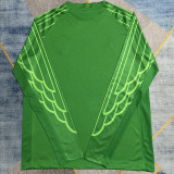 24/25 PSG  Green Goalkeeper  Long Sleeve Fans Soccer Jersey