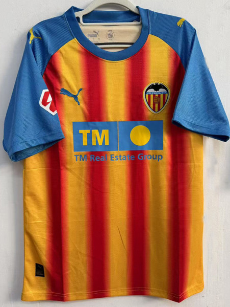 25/26  Valencia Third  Fans Soccer Jersey(带胸前广告）