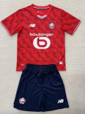 25/26  Lille Home Kids Soccer Jersey