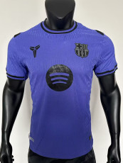 25/26 BAR  Special Edition Purple Player Version Soccer Jersey(黑胸花）