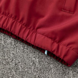25/26 Bayern Red Hooded Windbreaker Tracksuit