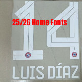 25/26  Bayern Home  Kids Soccer Jersey