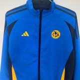 25/26 Club America Dark &Royal Blue Double Sided Windbreaker (双面风衣)