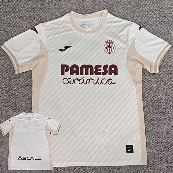 25/26 Villarreal Away Fans Soccer Jersey