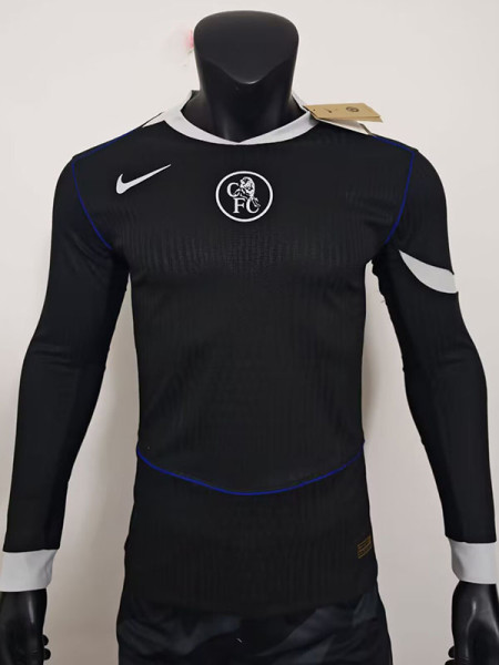 25/26 CHE Third  Long Sleeve Player Version Soccer Jersey