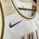 24/25  BULLS JORDAN #23 White City Edition Top Quality Hot Pressing NBA Jersey