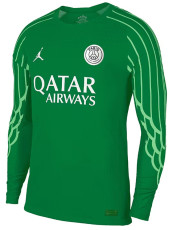 24/25 PSG  Green Goalkeeper  Long Sleeve Fans Soccer Jersey