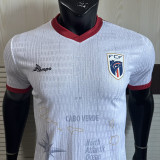 25/26 Cape Verde White Player Version Soccer Jersey
