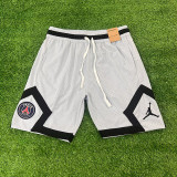 25/26 PSG Jordan Casual NBA Edition White Blue shorts(黑边）