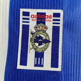 1999/2000 La Coruna Home Long Sleeve Retro Soccer Jersey