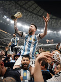 2022 Argentina Home  Player Version Retro Soccer Jersey球员