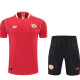 25/26 Man Utd Retro Red Pink Training Shorts Suit