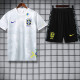 25-26 Brazil White Training Short Suit