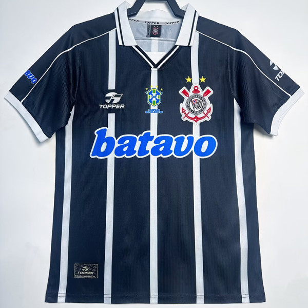 1999/2000 Corinthians Away Retro Soccer Jersey