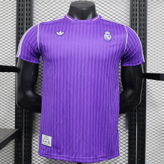 25/26 RMA Retro Editio Purple Player Version Soccer Jersey