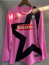 2011/2012 JUV Pink Retro Long Sleeve  Soccer Jersey
