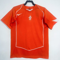 2004 Netherlands Home Retro Soccer Jersey