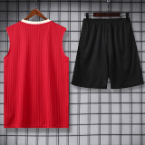 25/26 Man Utd Retro Red Tank top and shorts suit