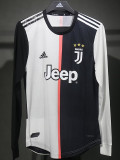 2019/2020 JUV Home Player Version Long Sleeve Retro Soccer Jersey长袖球员