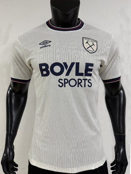 25/26 West Ham Away Player Version Soccer Jersey