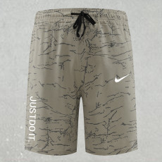 2025 RF-M564 NK khaki Cracked Digital Printed Casual Fitness Shorts#带JUSTDOIT字