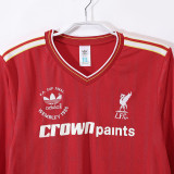 1986/1987 LIV Home Long Sleeve Retro Soccer Jersey