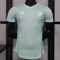 25-26 Algeria Stripe Light Green  Player Version Soccer Jersey