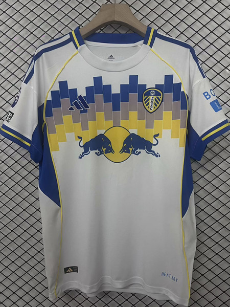 25/26  Leeds United Special Edition White Fans Soccer Jersey