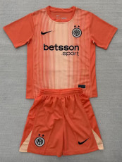 25/26 INT Goalkeeper Orange  Kids Soccer Jersey