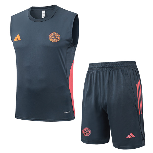 25/26 Bayern  Dark Grey Training Vest Suit #D25142